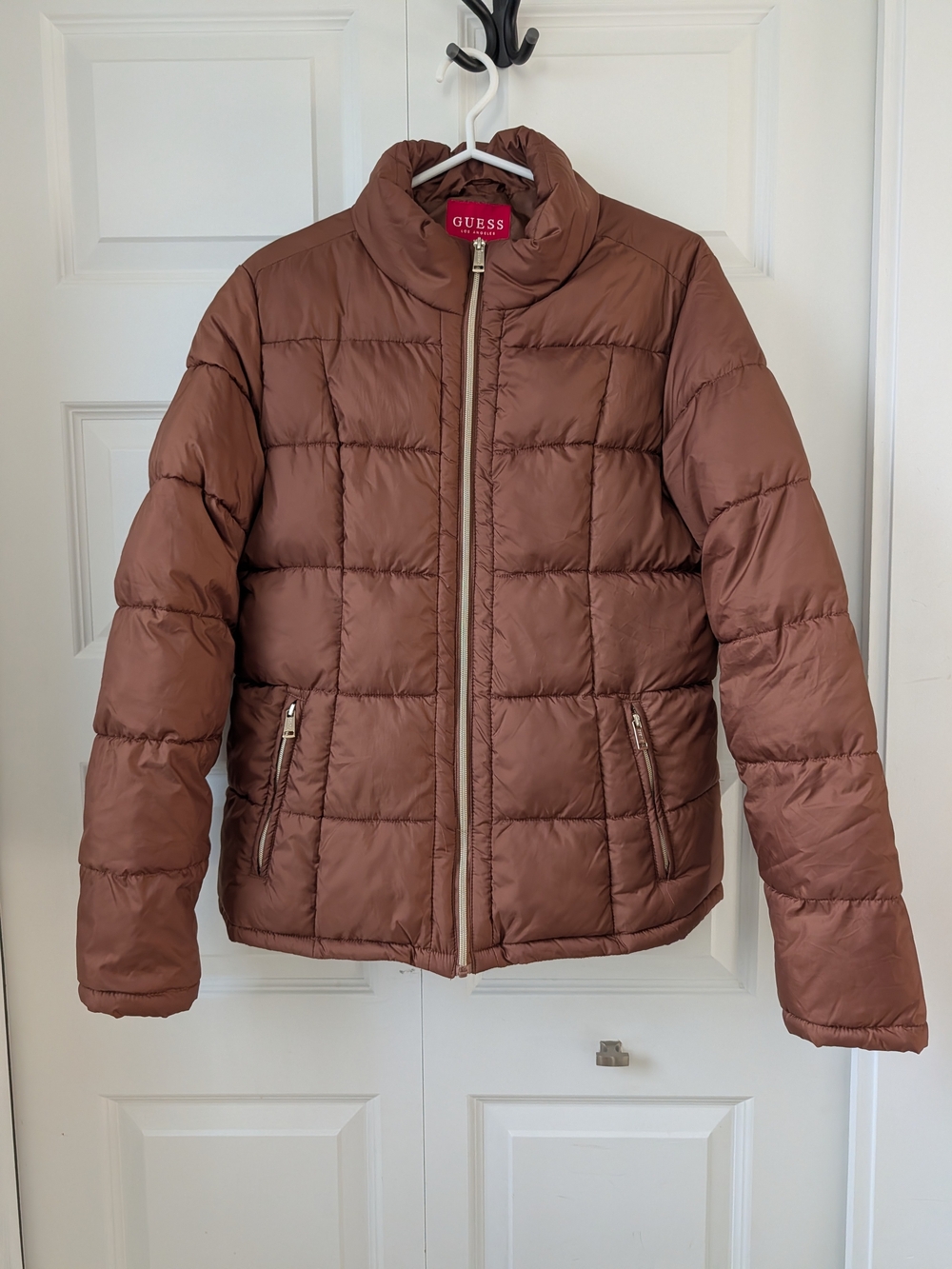 GUESS Brown Puffer Jacket